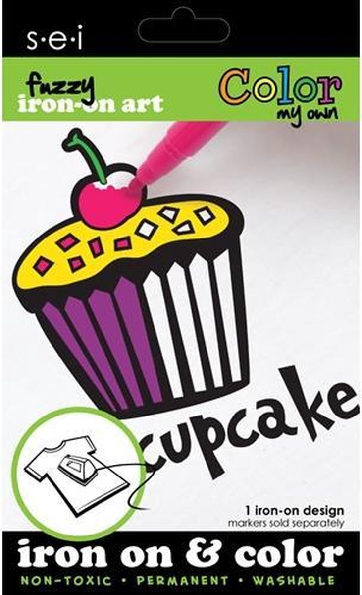 Strijksjabloon Cupcake