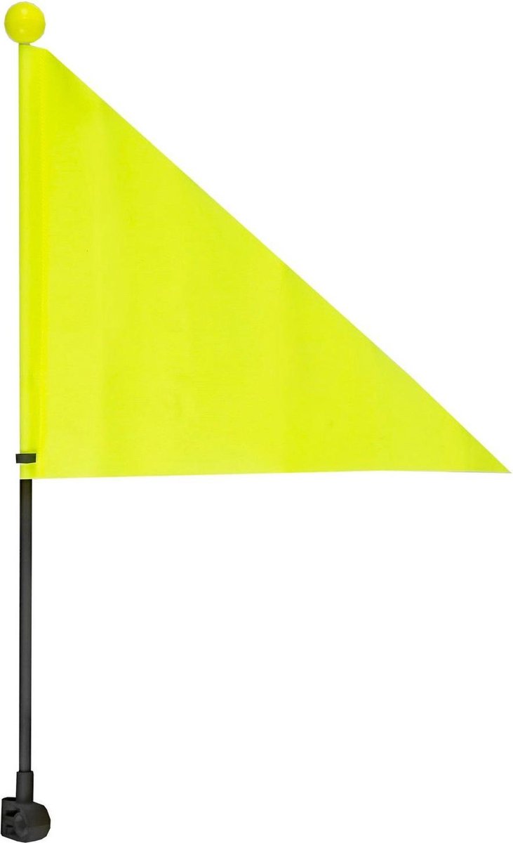 M-wave Veiligheidsvlag 38 Cm Geel