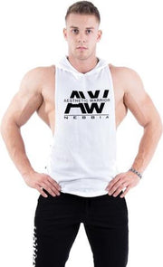 Nebbia Sporttop Met Hoodie Heren Wit Maat Xxl