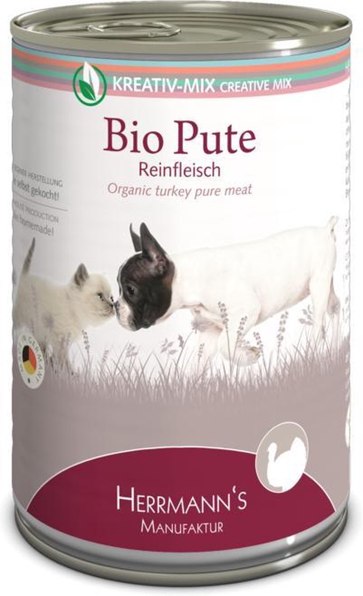 16x Herrmann's Bio Pure kalkoen 400 gr.