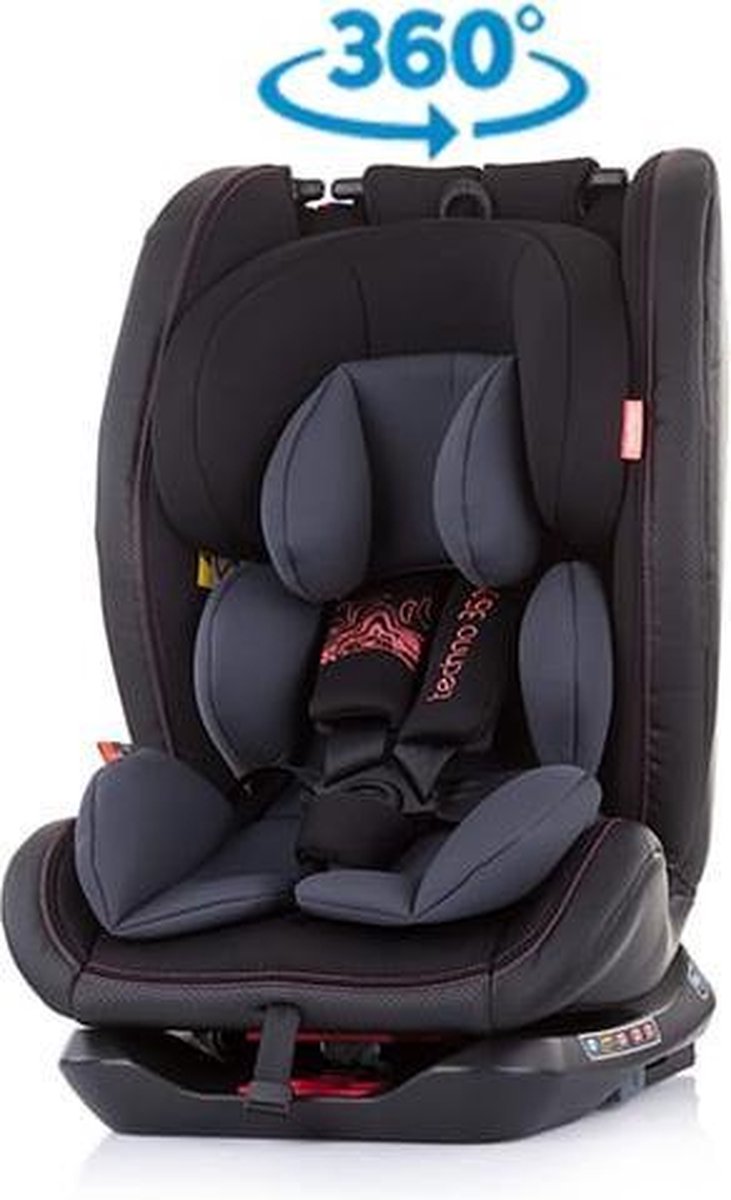Autostoel Techno isofix Roze Dhalia 0-36 kg 360 graden draaibaar