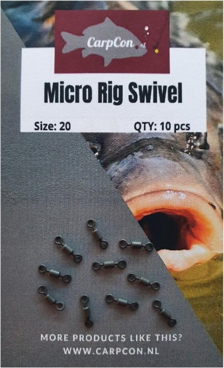 Micro Rig Swivel Size 20 - 10 stuks
