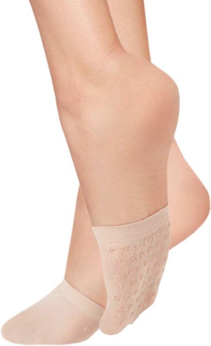 Topsocks teensokjes microvezel ABS kleur: huidskeur