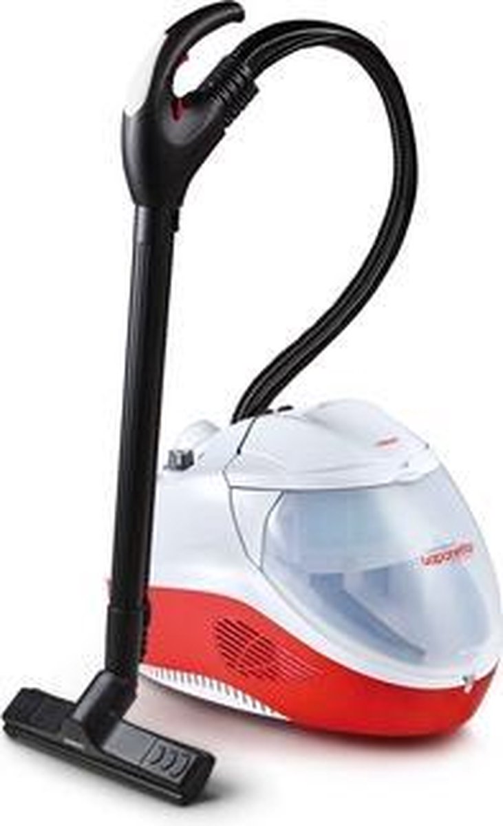 Polti Lecoaspira FAV50 Multifloor - stoomreiniger met ingebouwd vacu¸m - HEPA-filtratie - 5 BAR -15 accessoires - rood