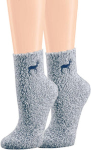 Topsocks bedsokken kleur: grijs maat: 36-41