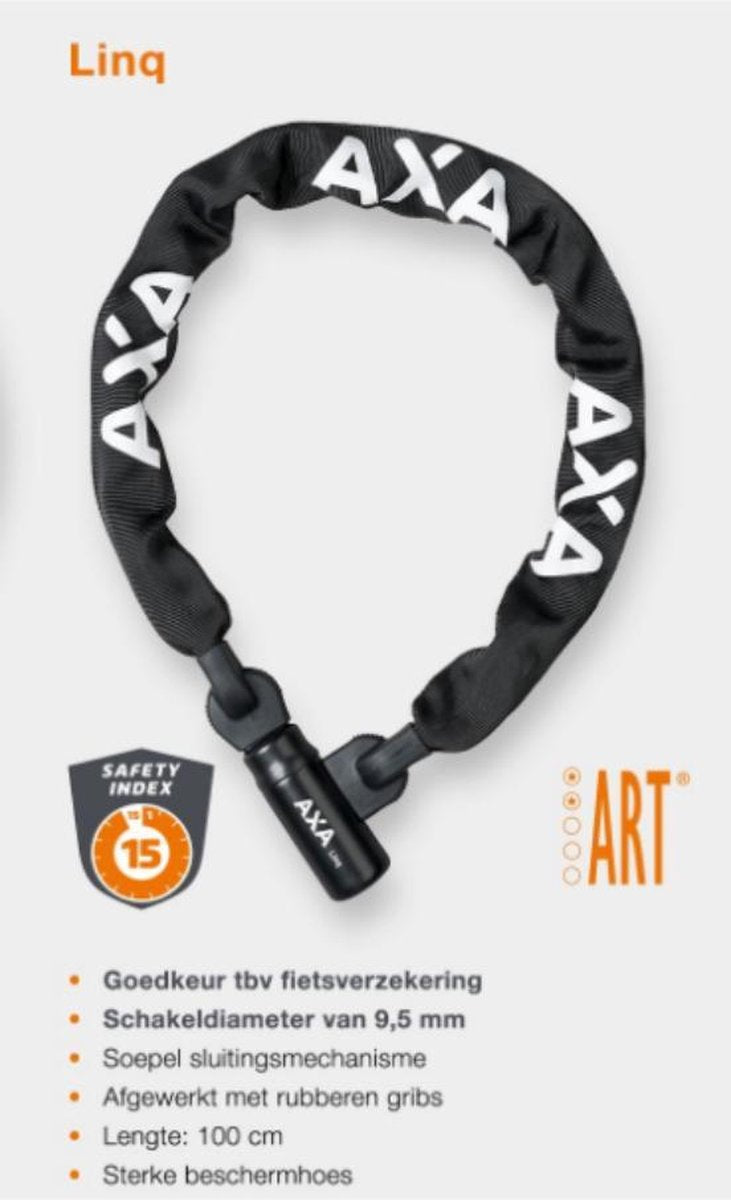 Slotketting axa linq 100cm 9