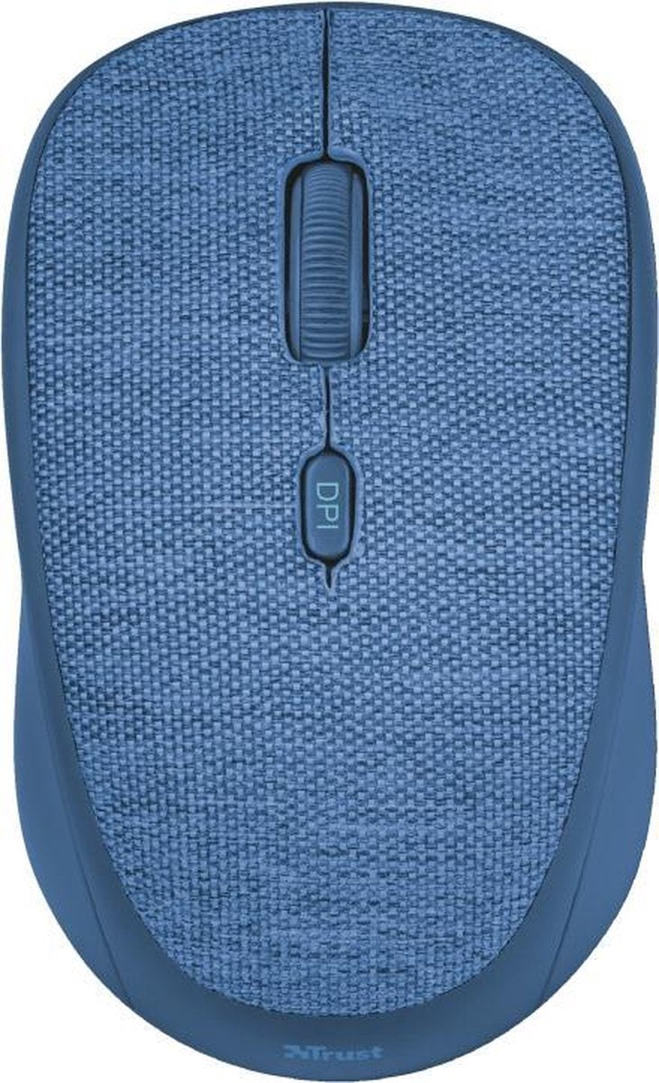 Trust Yvi Fabric | Draadloze muis | Blauw