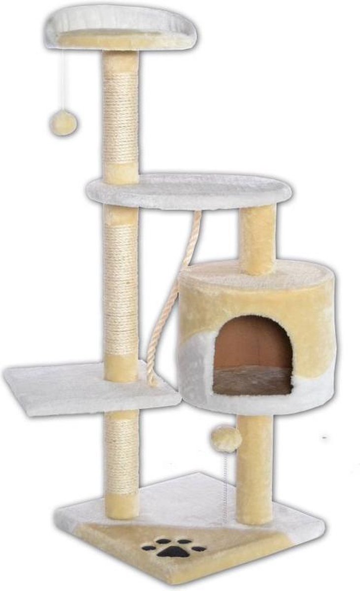 Krabpaal Topmast MONTREAL Beige 40 * 40 * 112 cm