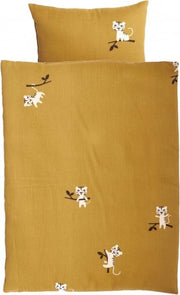 Roommate Tiger Poppen Beddengoed Yellow Ochre