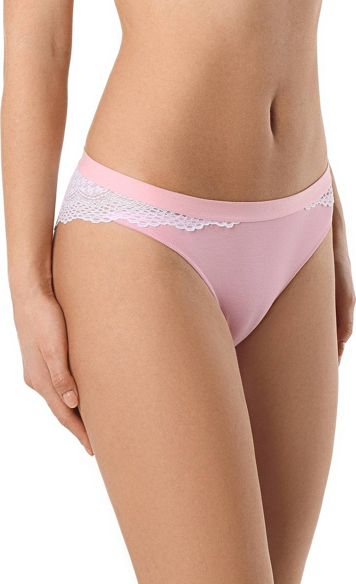 Brazilian slip met kant (Bamboe) - maat XS (EU 34)