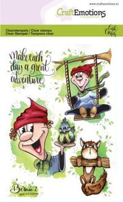 CraftEmotions clearstamps A6 - Bernie 2 Carla Creaties
