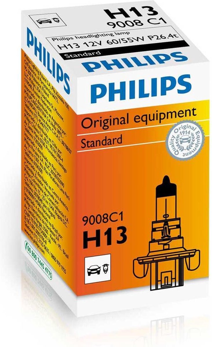 Philips Standard H13 / 9008 12v 60/55w 9008C1