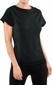 FALKE Active T-Shirt Dames 37929 - Zwart 3000 black Dames - XL/XXL