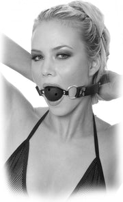 Breathable Ball Gag - Black - Gags -