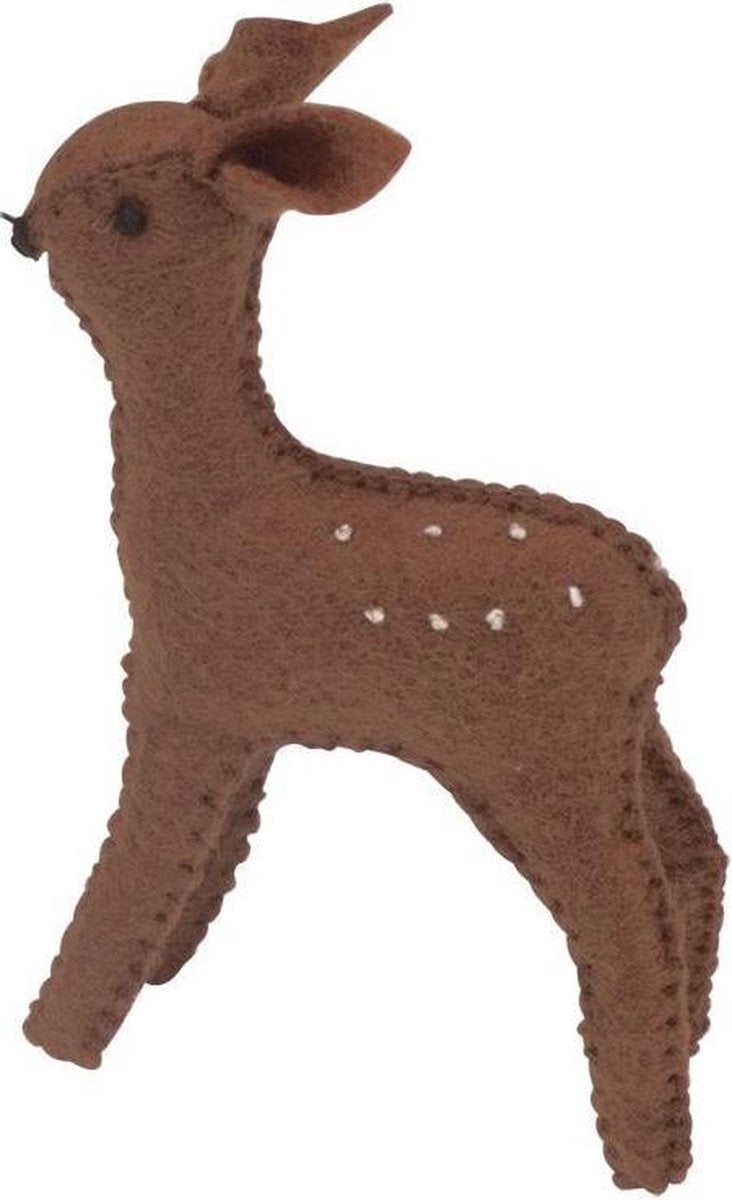 Glückskäfer Viltdier Ree 7 Cm Bruin