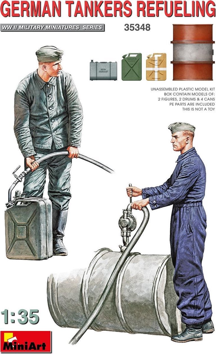 Miniart - 1/35 German Tankers Refueling (1/21) * - MIN35348 - modelbouwsets