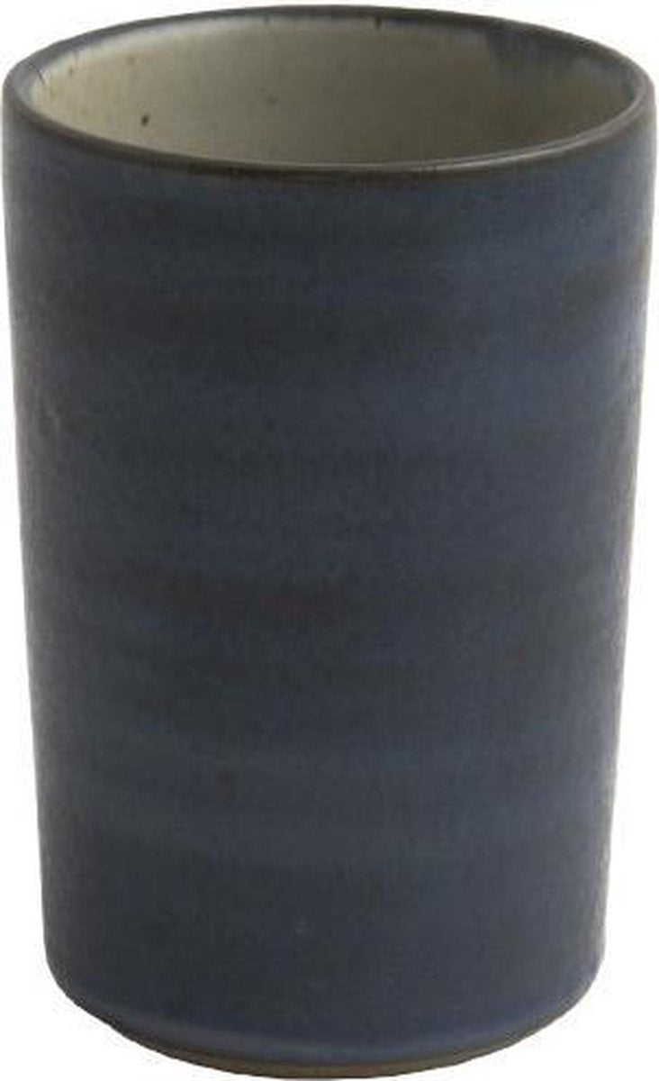 OSKAR LEA hoog kopje 360 ml - set van 4 - donkerblauw / 360 ml