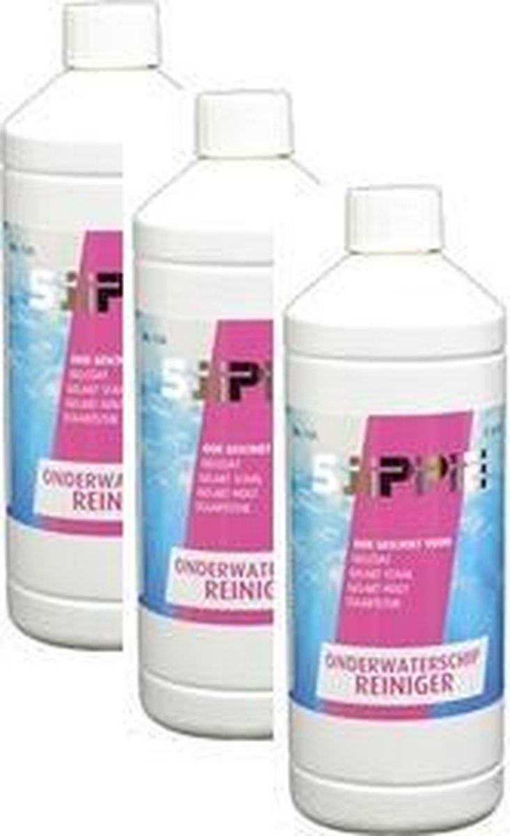 Onderwaterschip Reiniger | 3 x 1 ltr | Sjippie