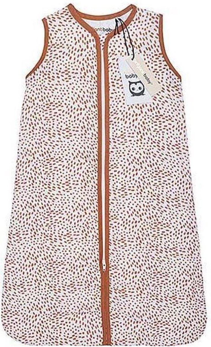 Briljant Baby - Zomerslaapzak - Hydrofiel - Minimal White- Terra - Maat 90 - 6/18 maanden