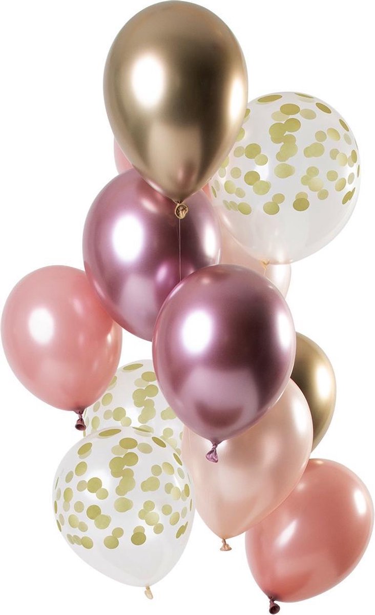 Gouden Ballonnen Set 30cm 12st