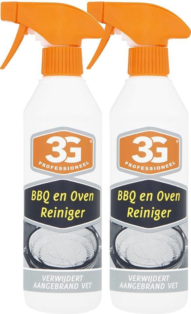 2x 3G Professioneel Oven en Grillreiniger BBQ 500 ml