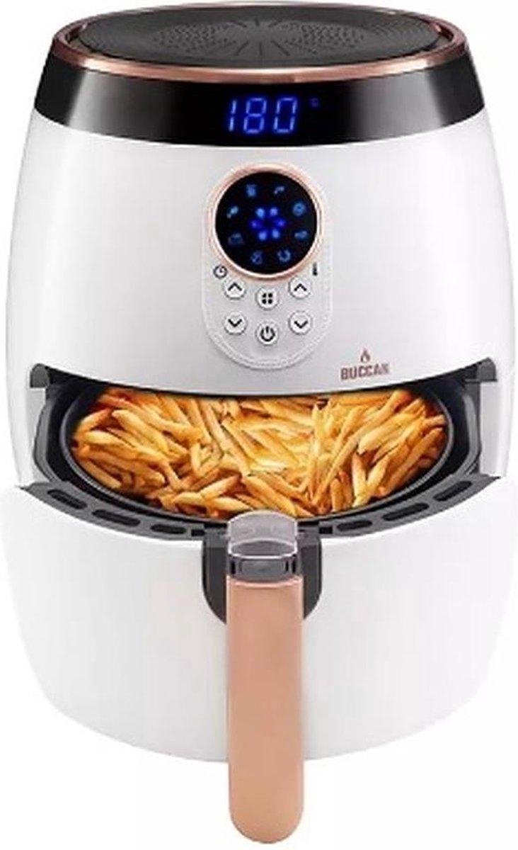 Buccan - Hetelucht Friteuse - Wit - 2.6 Liter