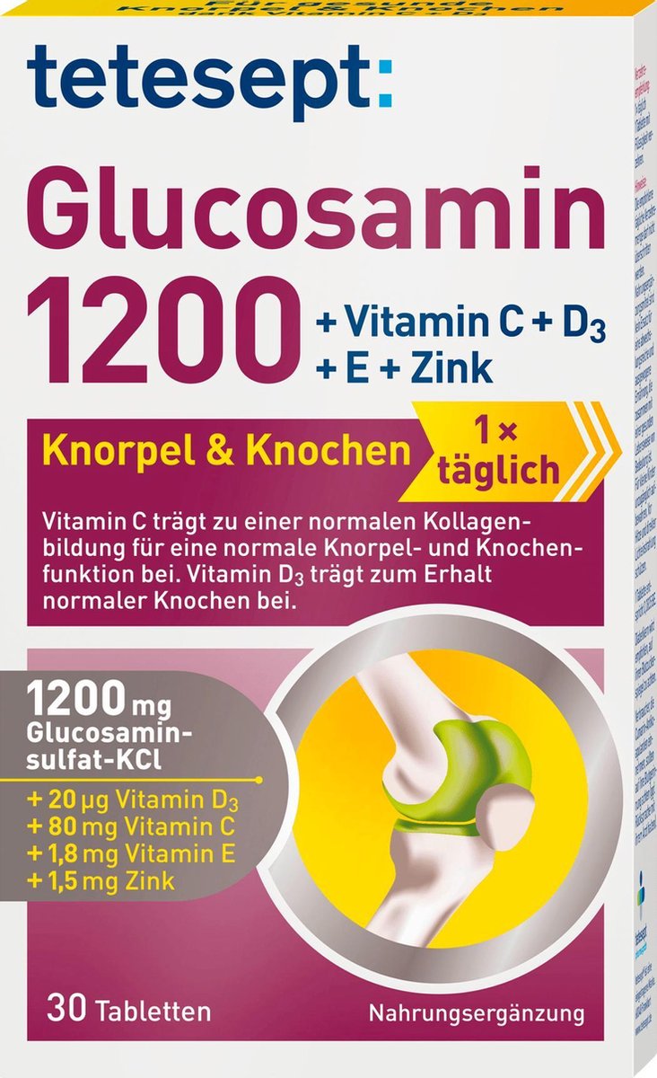 tetesept Glucosamine 1200 (30 stuks)