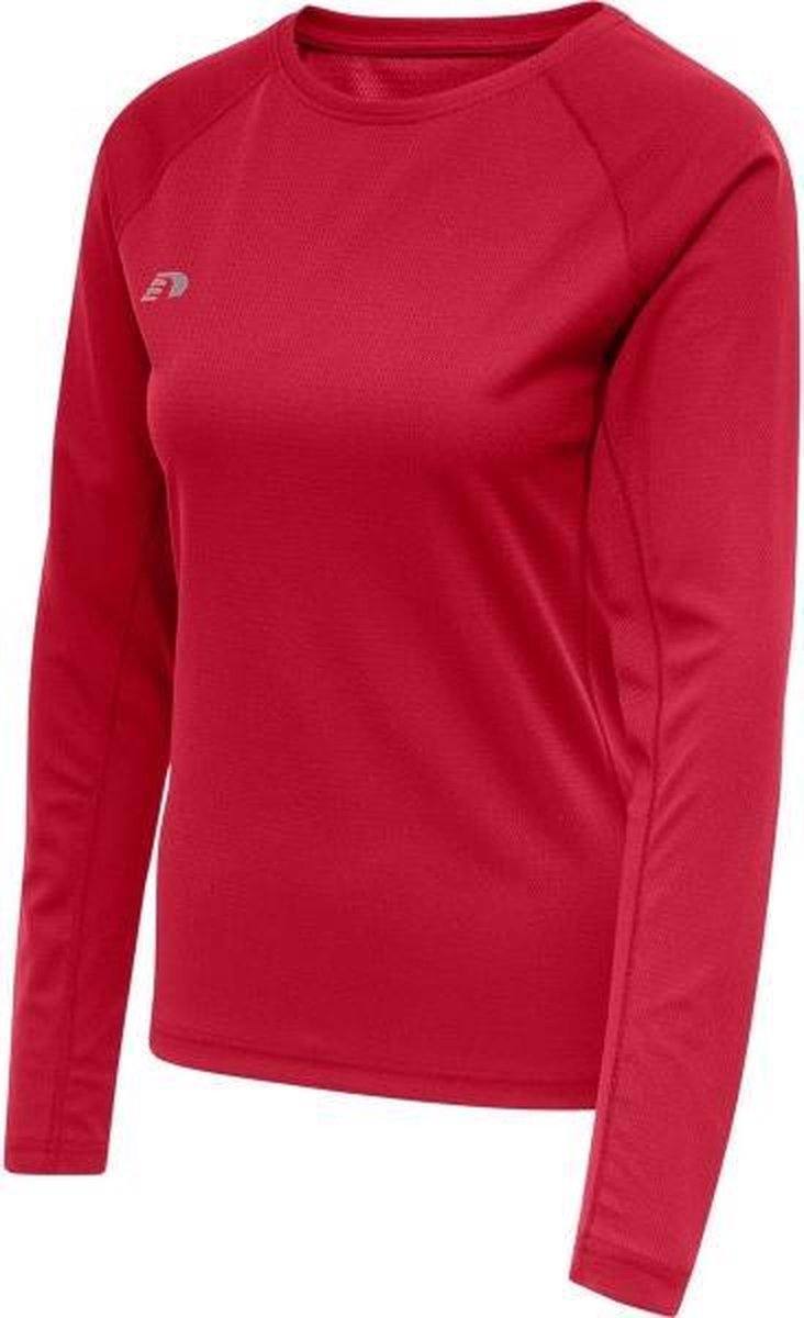 Newline Core Running LS Shirt Dames - rood - maat S