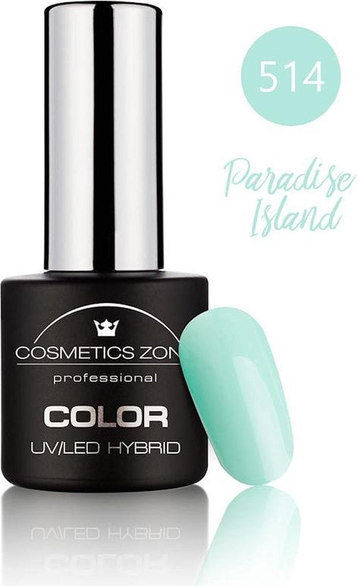 Cosmetics Zone UV/LED Hybrid Gel Nagellak 7ml. Paradise Island 514