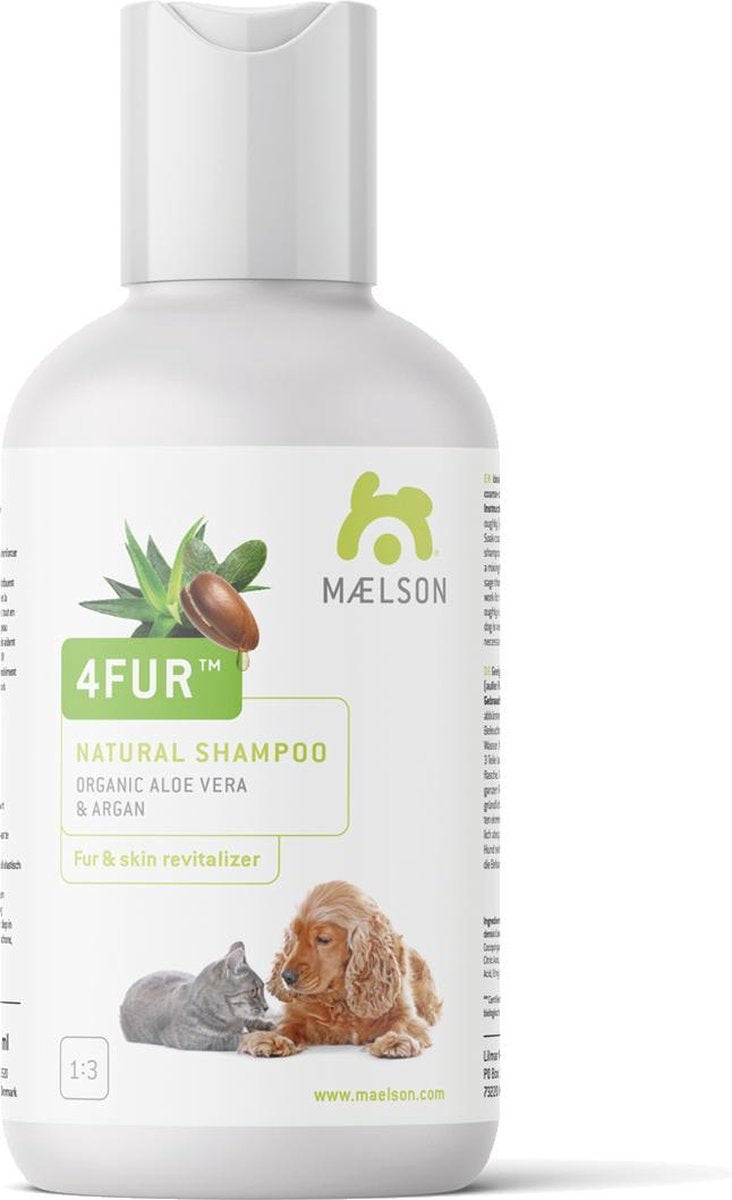Maelson revitaliserende hondenshampoo  voor vacht en huid - 250ml