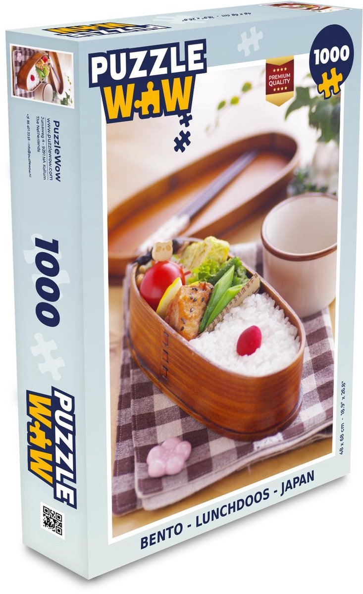Puzzel - Puzzel 1000 stukjes volwassenen - Bento - Lunchdoos - Japan - Legpuzzel