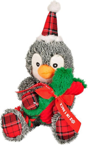 Pinguin Knuffel 2-1 - Hondenspeelgoed - Groen - 43 cm