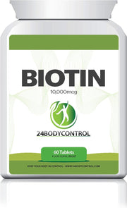 24Bodycontrol Biotine - Vitamine B8 - Haar / Haargroei - 60 tabletten