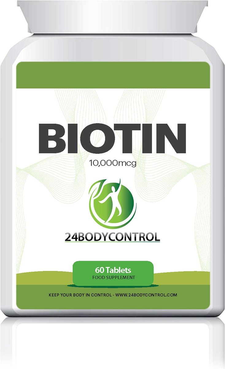 24Bodycontrol Biotine - Vitamine B8 - Haar / Haargroei - 60 tabletten