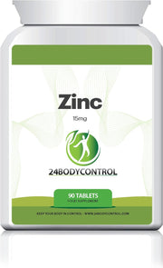 24Bodycontrol Zink - 90 tabletten