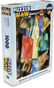 Puzzel - Puzzel 1000 stukjes volwassenen - Abstraction - schilderij van Marsden Hartley - Legpuzzel