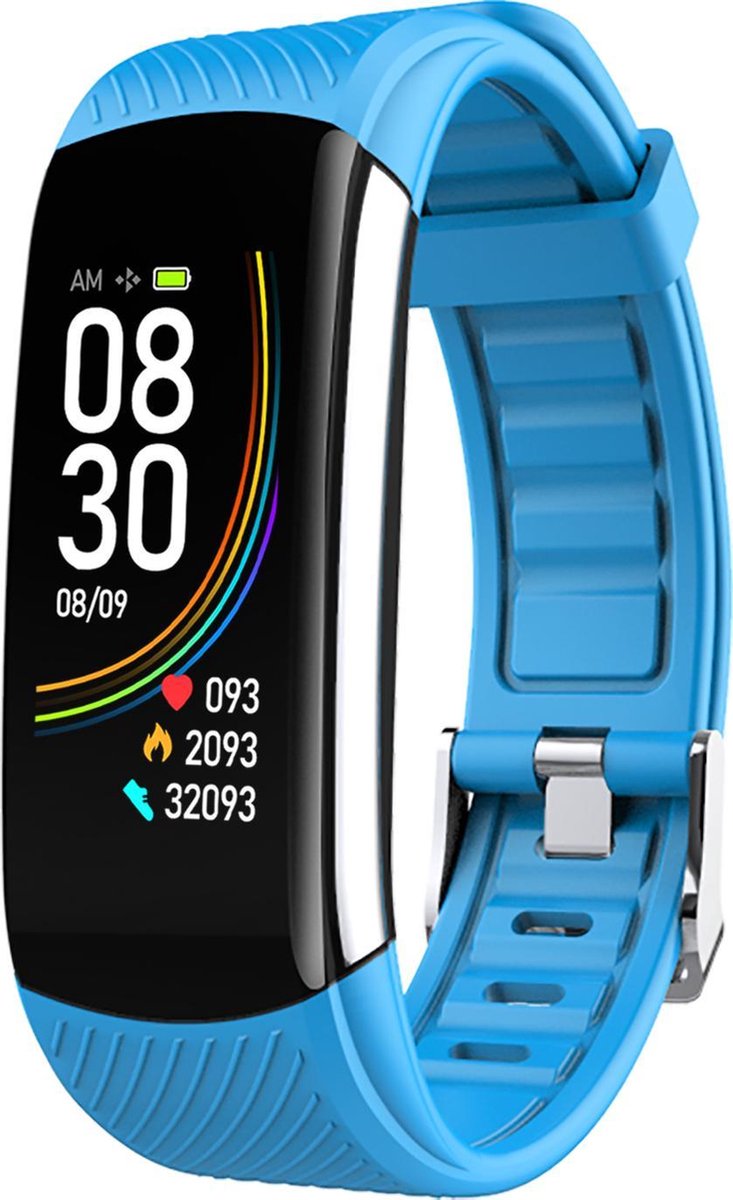 Stappenteller Blauw 3.0 | Activity Tracker | Hartslagmeter | Bewegingstracker | Afstandmeter | Stappenteller Horloge 3.0 | Activity Tracker | Hartslagmeter | Bewegingstracker | Afstandmeter | Saturatiemeter | Smartwatch