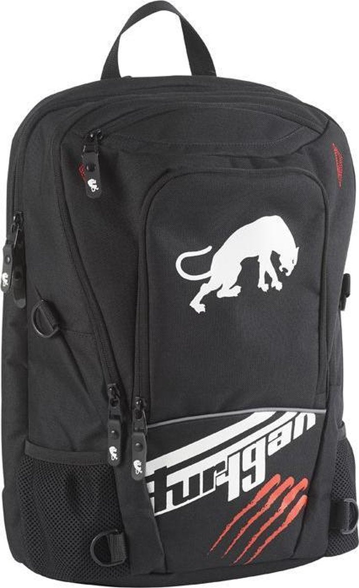 Furygan Thunder motor rugzak bagage zwart rood (brommer scooter)