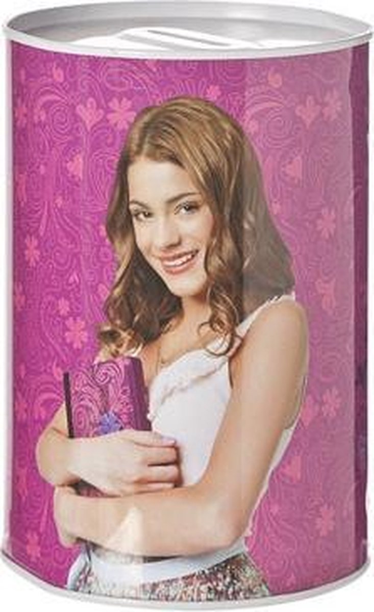Spaarpot Violetta - Roze - d10