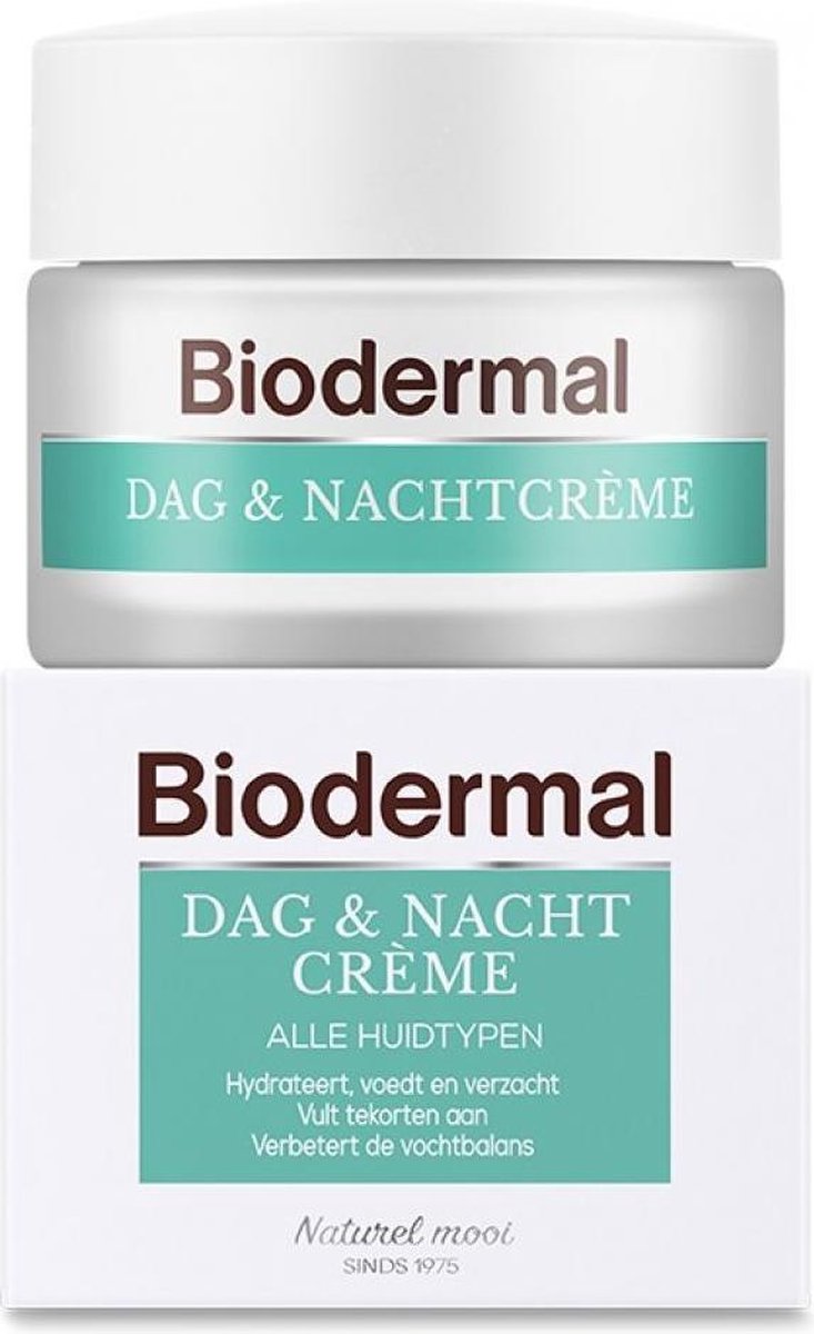 Biodermal Dagcreme -en Nachtcrème - Hydraterend en voedend - 50ml