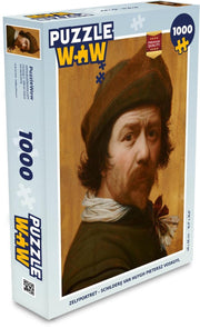 Puzzel 1000 stukjes volwassenen Huygh Pietersz Voskuyl 1000 stukjes - Zelfportret - Schilderij van Huygh Pietersz Voskuyl  - PuzzleWow heeft +100000 puzzels