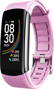 Stappenteller Roze 3.0 | Activity Tracker | Hartslagmeter | Bewegingstracker | Afstandmeter | Stappenteller Horloge Zwart 3.0 | Activity Tracker | Hartslagmeter | Bewegingstracker | Afstandmeter | Saturatiemeter | Smartwatch