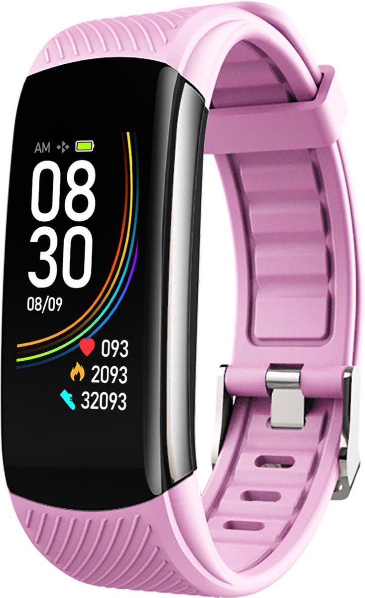 Stappenteller Roze 3.0 | Activity Tracker | Hartslagmeter | Bewegingstracker | Afstandmeter | Stappenteller Horloge Zwart 3.0 | Activity Tracker | Hartslagmeter | Bewegingstracker | Afstandmeter | Saturatiemeter | Smartwatch