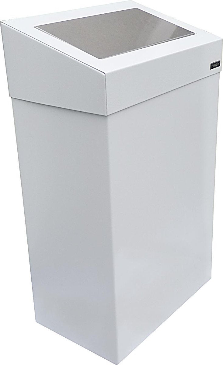 Easybin Wandafvalemmer Push - 18 l - Wit