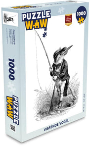 Puzzel 1000 stukjes volwassenen Humanisatie 1000 stukjes - Vissende vogel  - PuzzleWow heeft +100000 puzzels