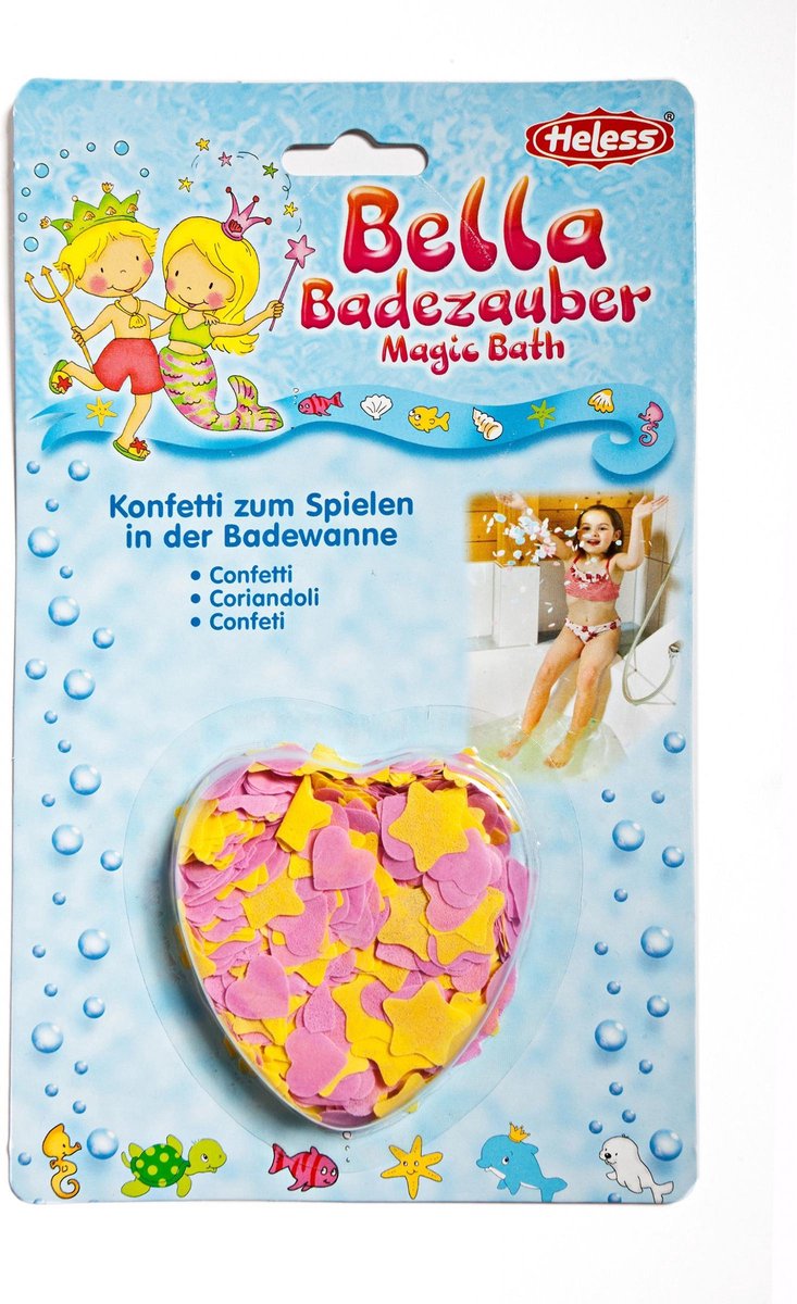 Heless Confetti Badzout Geel/roze