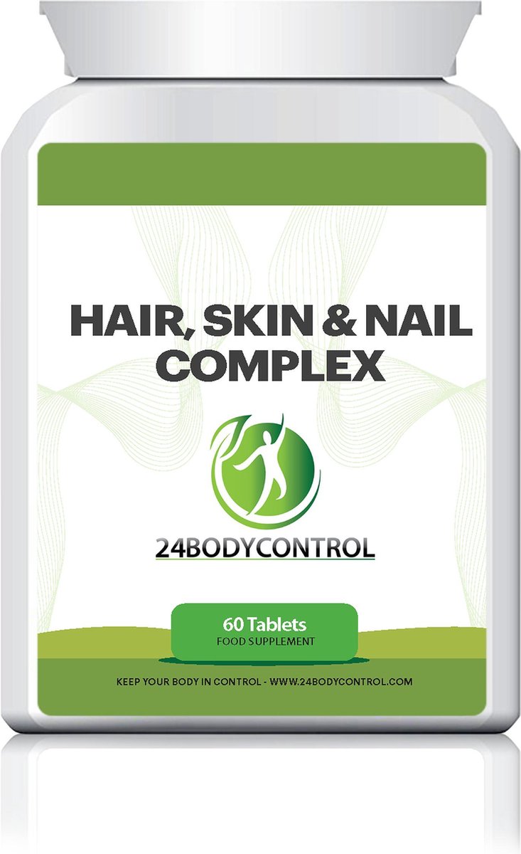 24Bodycontrol Huid Haar en Nagel vitaminen - 60 tabletten