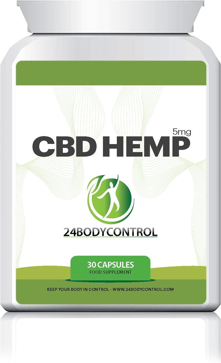 24Bodycontrol CBD 5mg - Nachtrust - 30 capsules