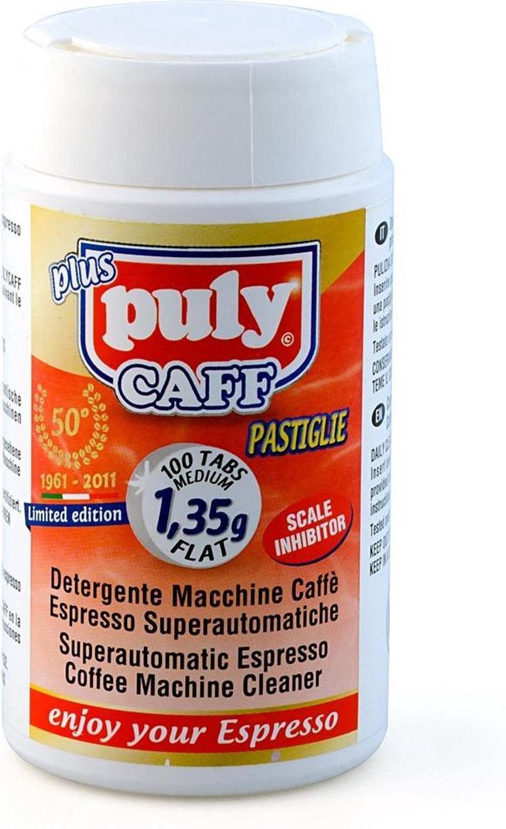 PulyCaff Plus Tabs Flat - Reinigingstabletten 100x1