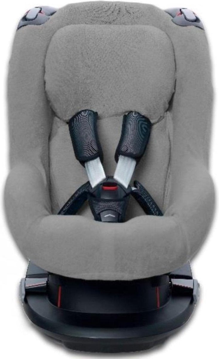 Briljant Baby Autostoelhoes met Rugsteun 1+ Badstof - Muisgrijs
